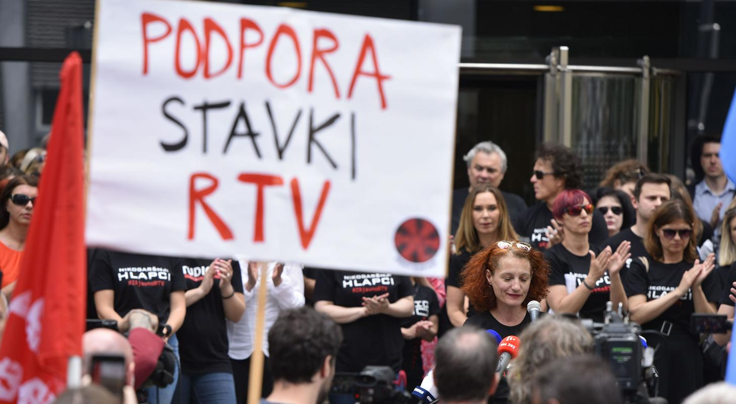 Opozorilna stavka je bila v ponedeljek, 23. maja. Foto: BoBo/Žiga Živulović