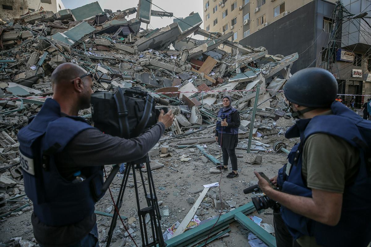 Predstavnik izraelske vojske je za palestinske novinarje dejal, da so 