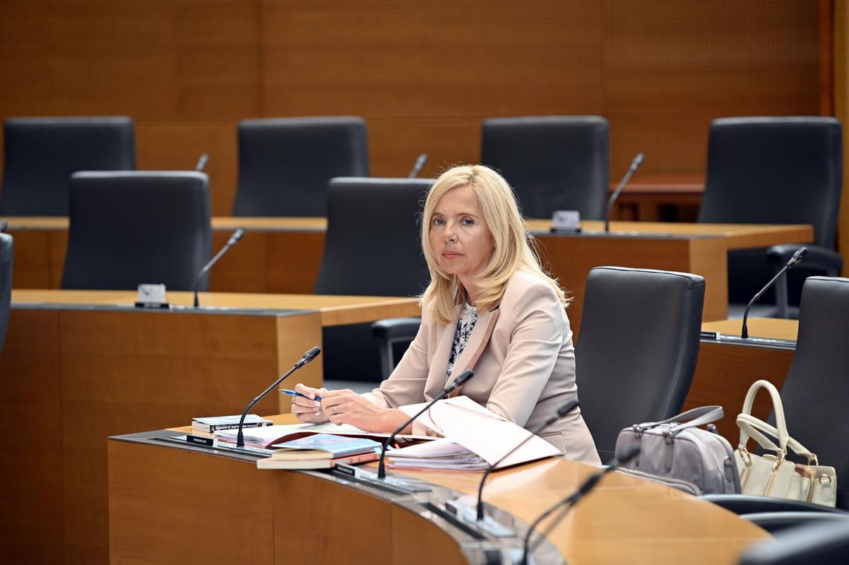 Ministrica za notranje zadeve Tatjana Bobnar. Foto: BoBo