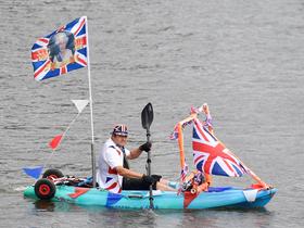 Régate d'aviron sur la Tamise.  Photo : Reuters