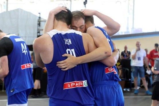 Slovenska košarkarska reprezentanca bo letos nastopila še na evropskem prvenstvu 3x3, ki ga bo med 9. in 11. septembrom gostil Gradec. Foto: KZS