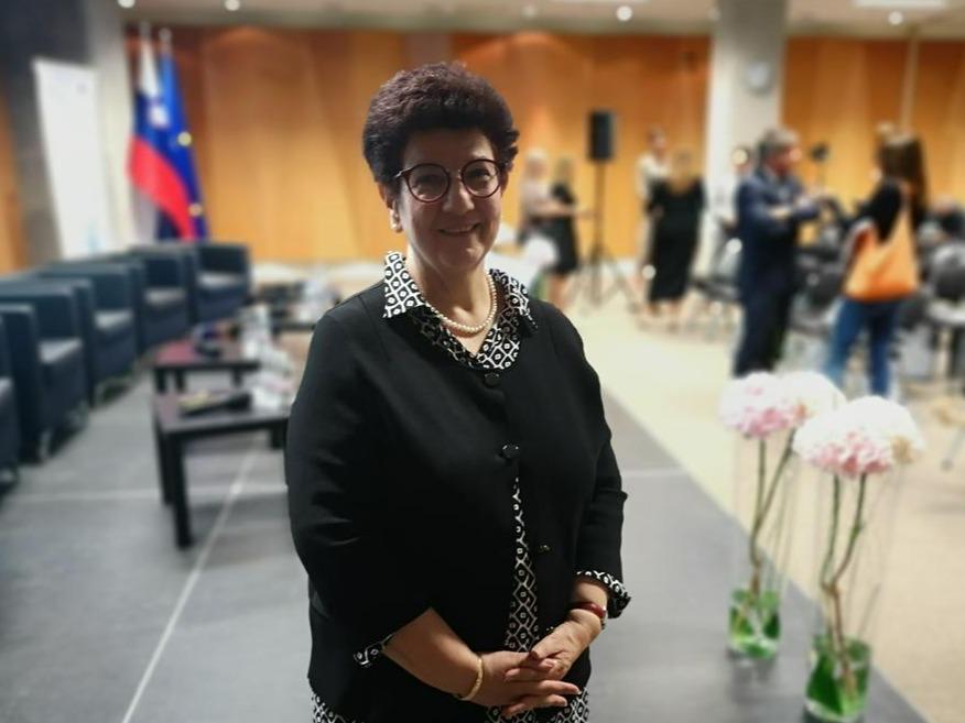 Gordana Ristin, predsednica Društva mediatorjev Slovenije in sodnica višjega sodišča v Ljubljani. Foto: MMC RTV SLO