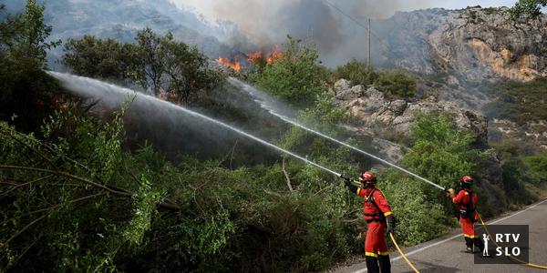 Vários incêndios florestais estão a assolar a Espanha