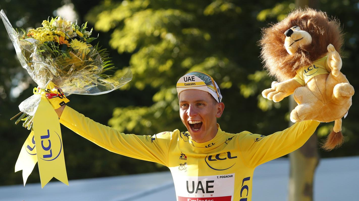 Tadej Pogačar won the Tour de France in 2020 and 2021, and was second last year.  This year he was phenomenally well-prepared, winning series until an injury - a broken wrist - stopped him.  Photo: EPA