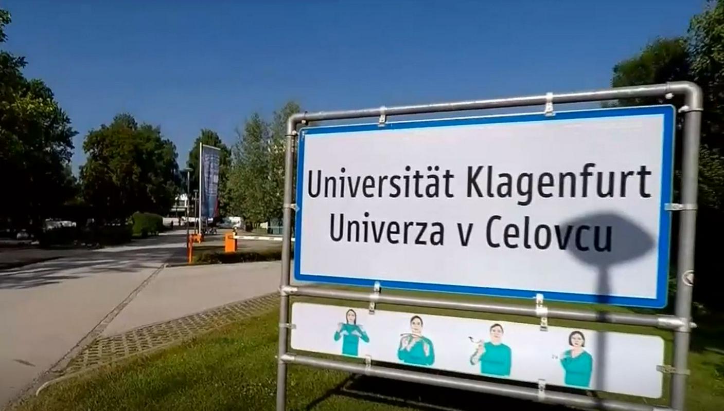 Univerza v Celovcu. Foto: TV Slovenija/zajem zaslona