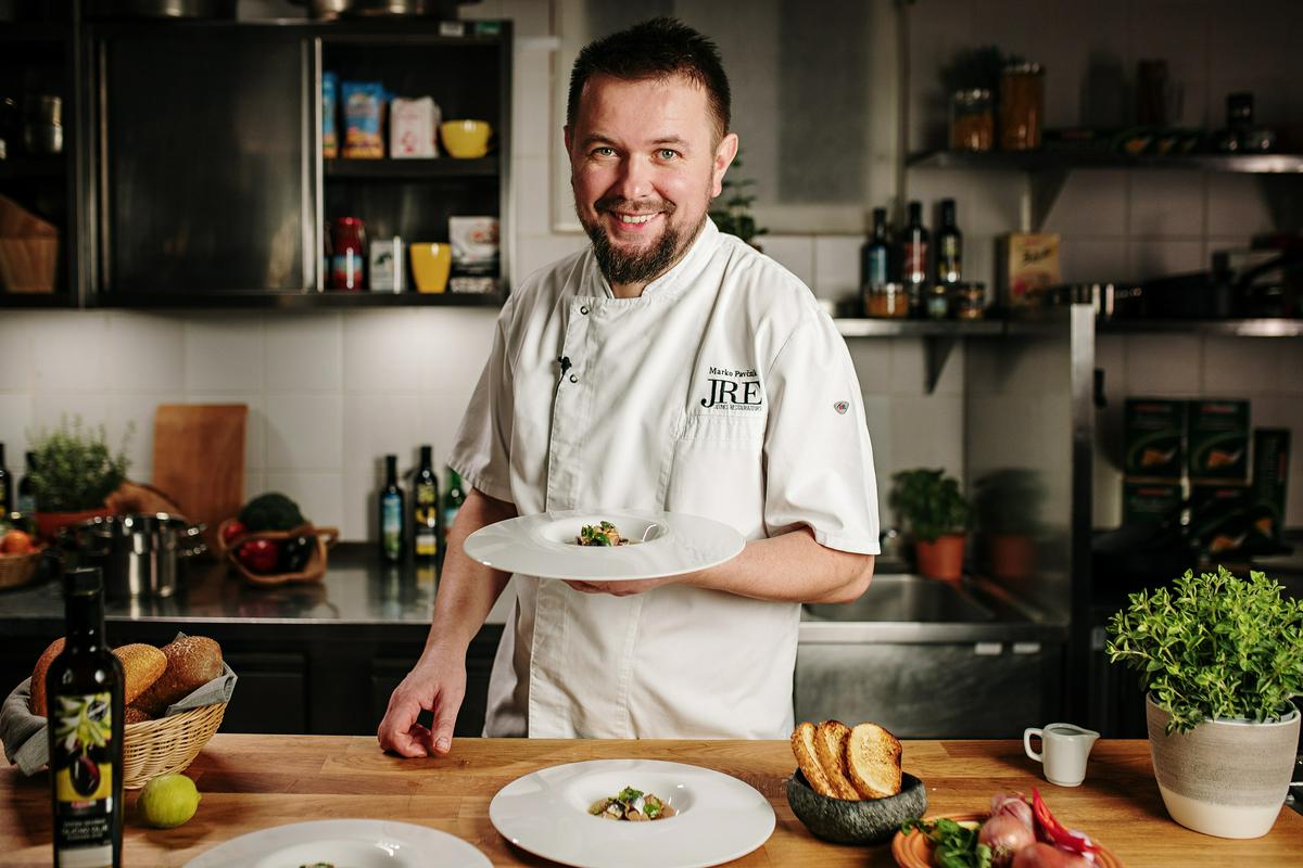 Marko Pavčnik, chef in lastnik restavracije Pavus Foto: Spar Slovenija