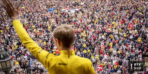 A Copenhague, une foule impénétrable a salué le roi du Tour 2022