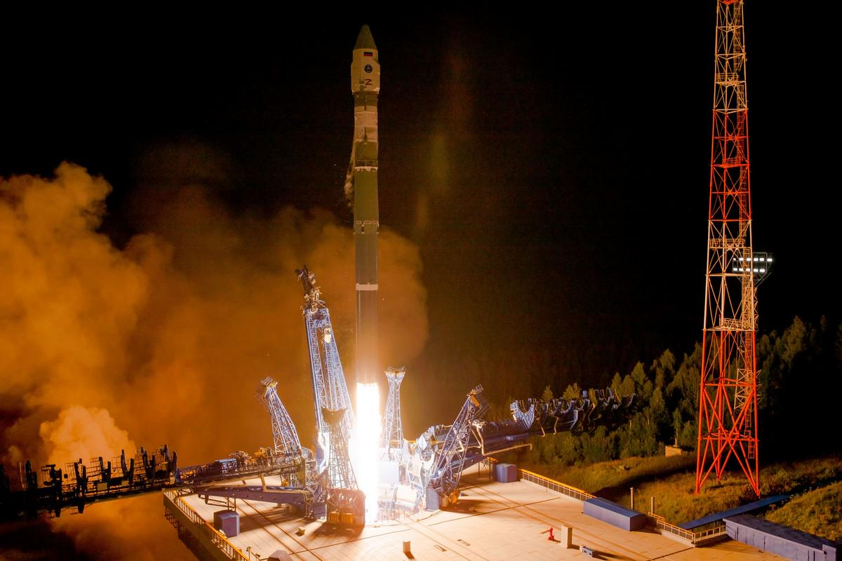 Sojuz-2.1v. Foto: Roskozmos/Ministrstvo za obrambo Ruske federacije
