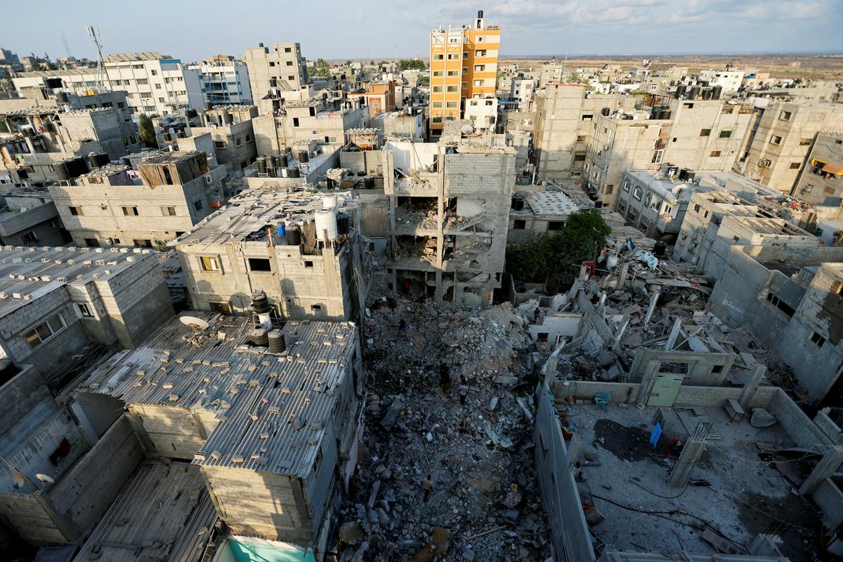 Uničenju v Gazi po izraelskih napadih. Foto: Reuters