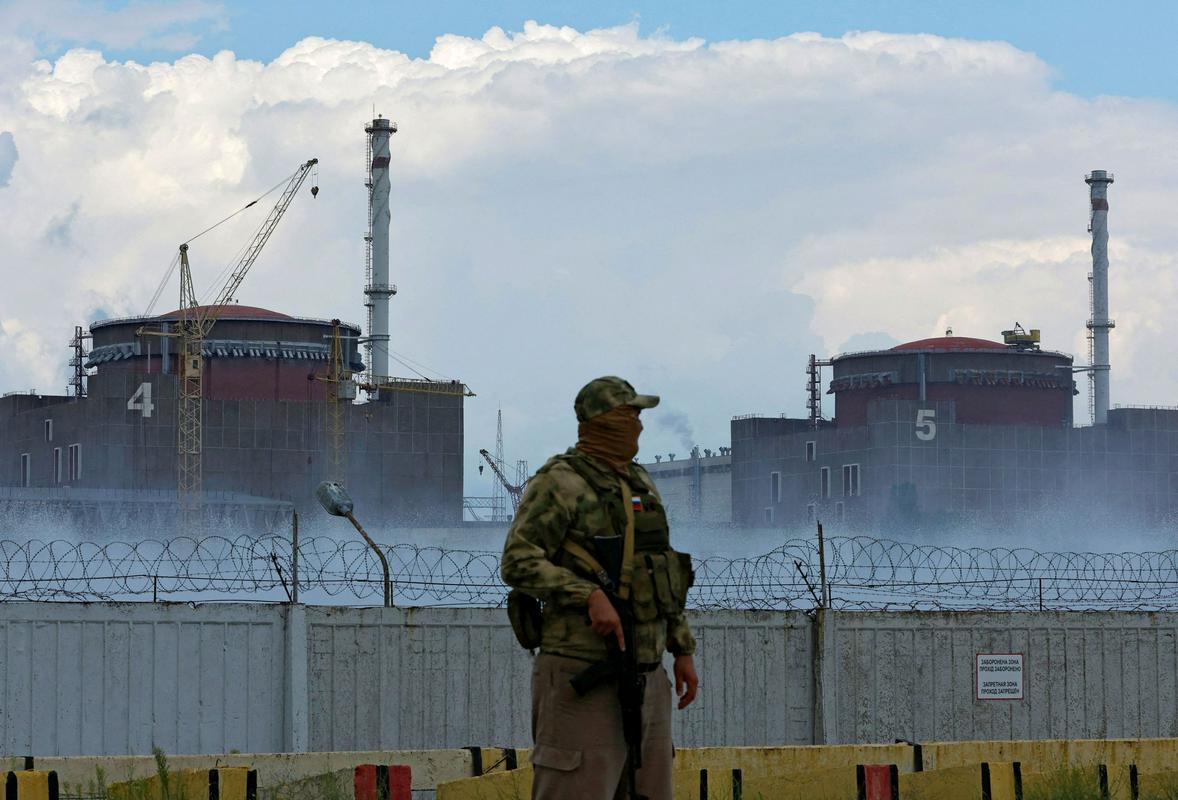 Jedrsko elektrarno Zaporožje nadzorujejo ruske sile. Foto: Reuters