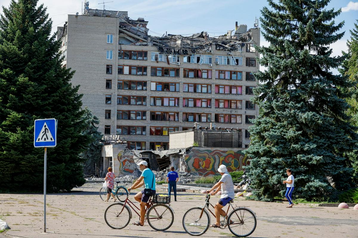Na vzhodu Ukrajine se nadaljujejo ruski napadi. Foto: Reuters