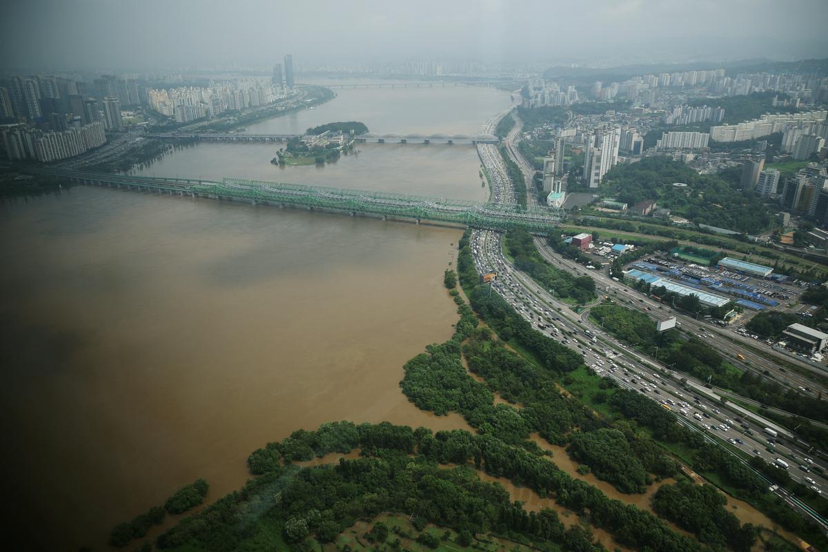 Razsežnost poplav v Seulu. Foto: Reuters