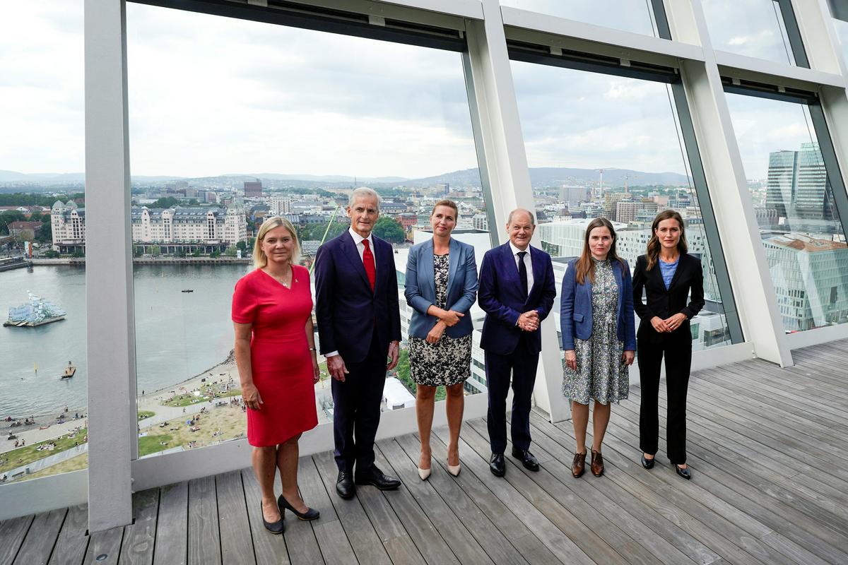 Srečanje voditeljev Nemčije in nordijskih držav v Oslu. Foto: Reuters