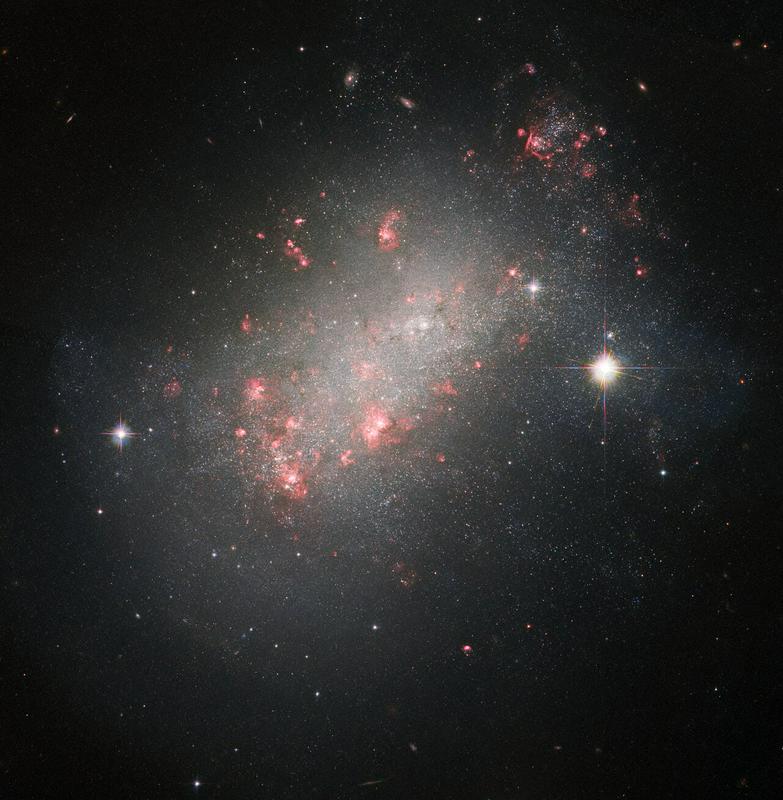 NGC 1156. Foto: NASA/JPL-Caltech/MSSS