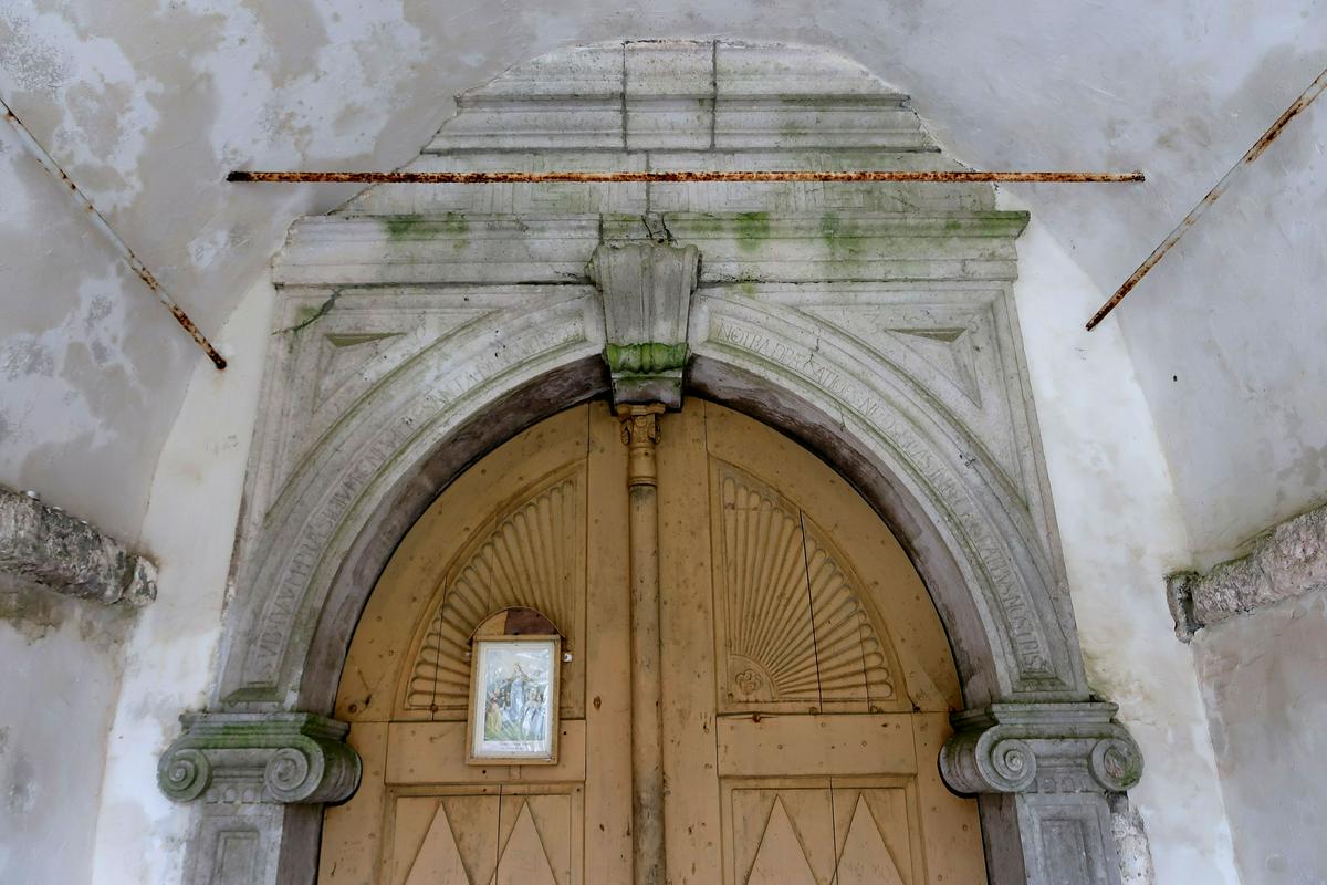 Glavni portal, izrez, 1633. Foto: Simona Kermavnar