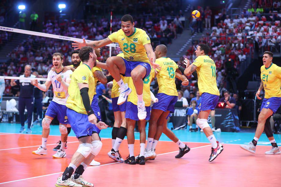 Brazilija (v predtekmovanju smo jo lahko spremljali v Stožicah) se je znova prebila v polfinale SP-ja. Foto: EPA