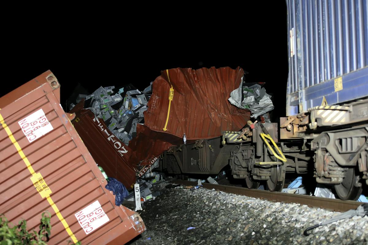 Železniška nesreča se je zgodila v kraju Rajić. Foto: AP