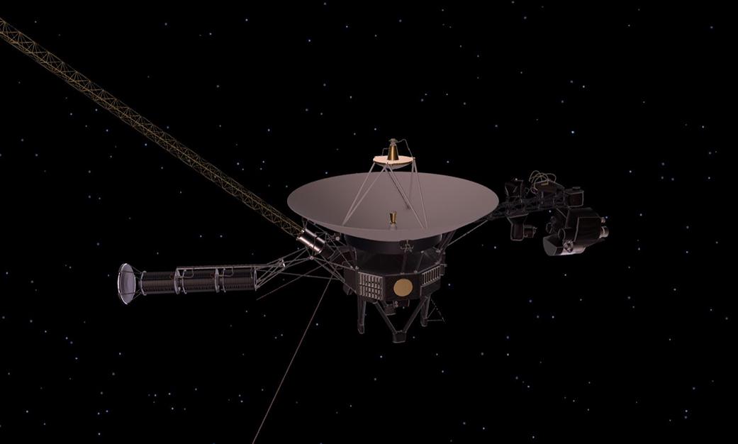 Simbolična podoba Voyagerja. Foto: NASA/JPL-Caltech