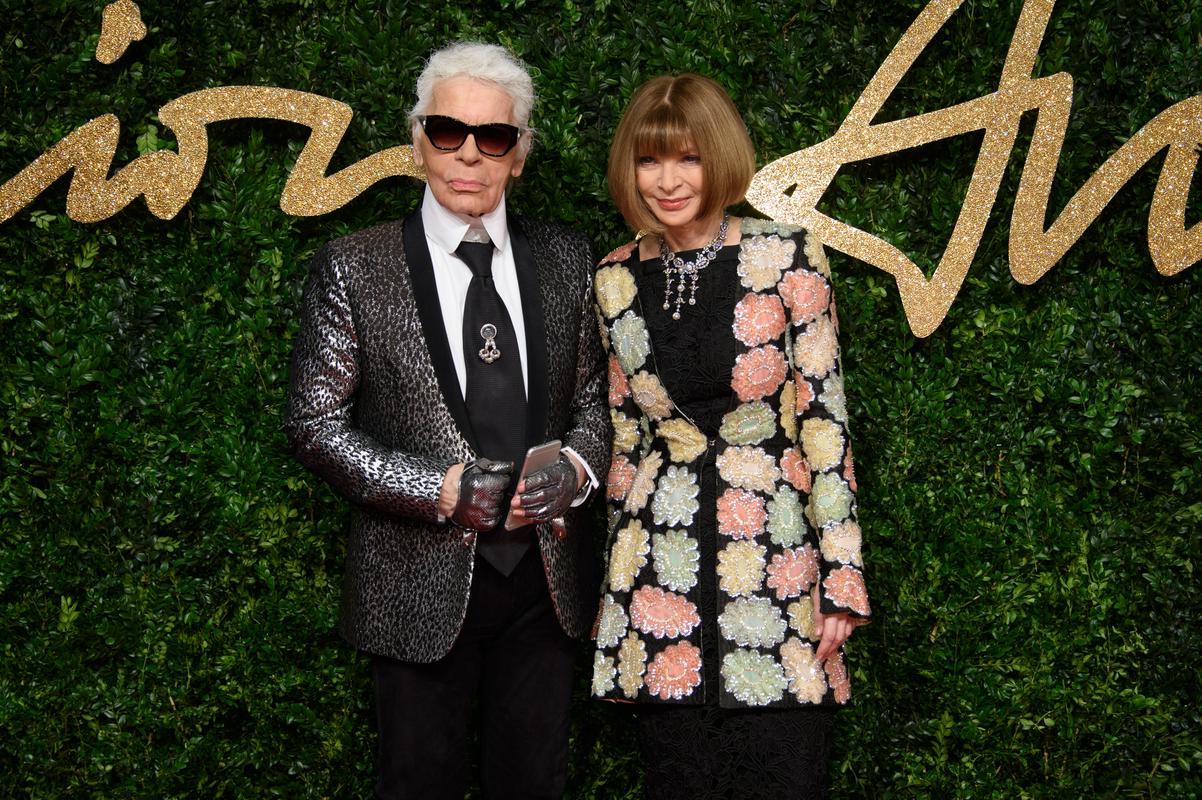 He and Wintour have been friends for many years.  Photo: AP
