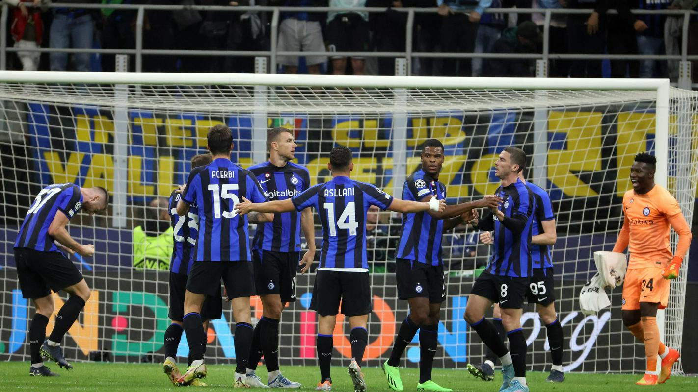 On Wednesday evening, the Inter players made their fans happy.  Photo: EPA