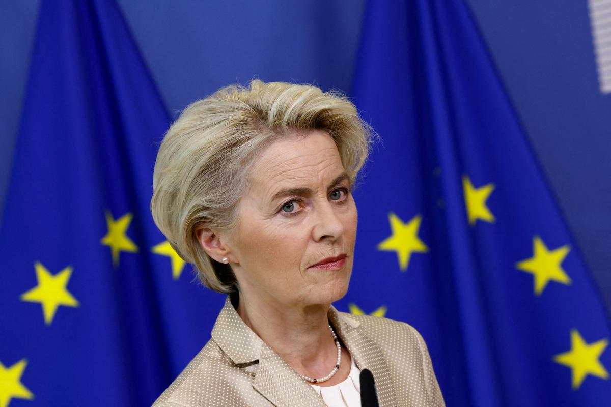 Ursula von der Leyen said that the European Commission will work with member states to reduce uncertainty and the impact of price manipulation.  Photo: Reuters