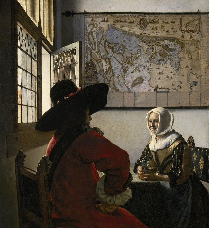 Johannes Vermeer, The Reverend and the Laughing Girl, 1657. Photo: Wikipedia