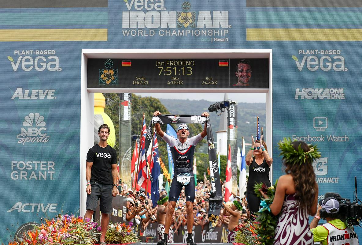 Will the six-year winning streak of the German triathletes, who have been winning streaks since 2014, end in Hawaii this year?  The photo shows Jan Frodeno, the winner in 2019 (he was also ahead of everyone in 2015 and 2016), when the WC in Ironman was held in Hawaii for the last time.  Photo: Reuters