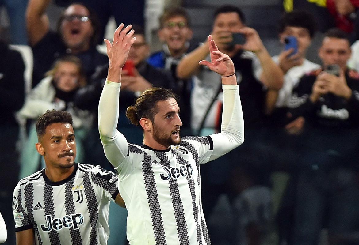 Adrien Rabiot (pictured) scored twice and Angel Di Maria provided three assists as Juventus beat Maccabi Haifa 3-1.  Photo: Reuters