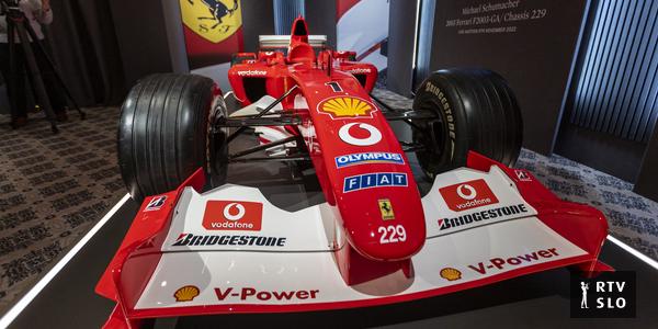 La voiture gagnante de Michael Schumacher pourrait rapporter plus de neuf millions d’euros