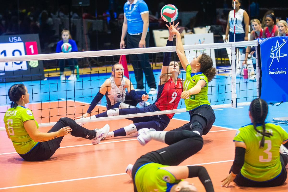 Američanke so bile premočne za Slovenke. Foto: World Para Volley