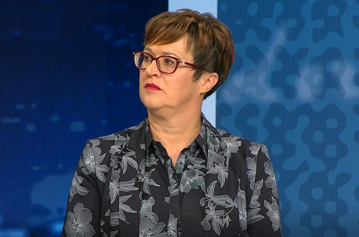 Lidija Divjak Mirnik. Foto: Televizija Slovenija (zajem zaslona)