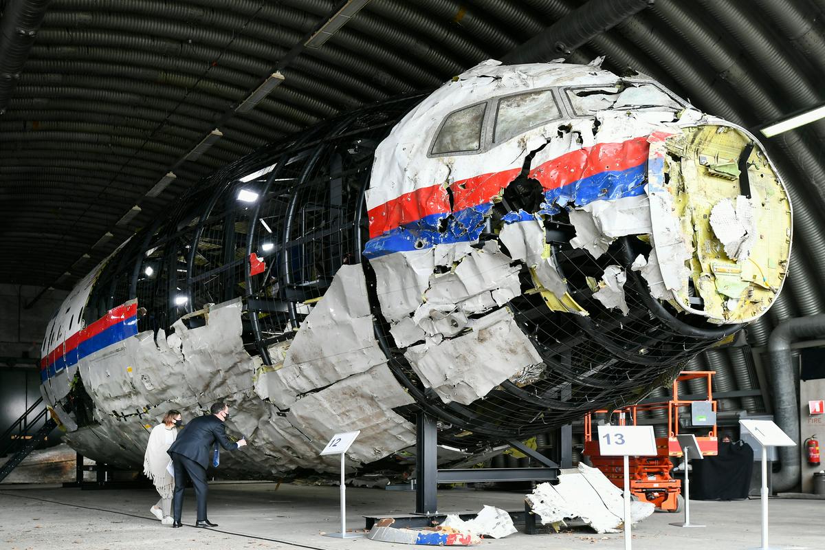 Rekonstrukcija letala. Foto: Reuters
