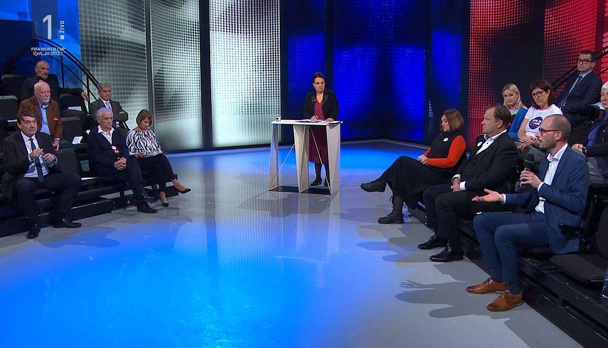 Udeleženci soočenja. Foto: TV Slovenija