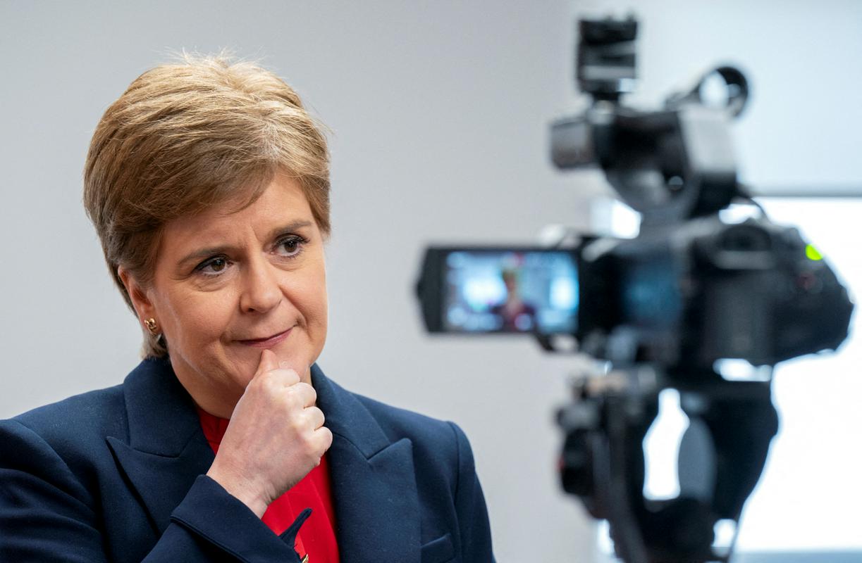 Scottish Prime Minister Nicola Sturgeon insists on a new independence referendum.  Photo: Reuters