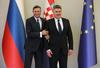 Pahor na svoj zadnji uradni predsedniški obisk odšel v Zagreb