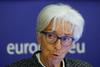 Lagarde: Inflacija v območju z evrom še ni dosegla vrha