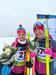 Anamarija Lampič heute zum ersten Mal in der Biathlon-Elite