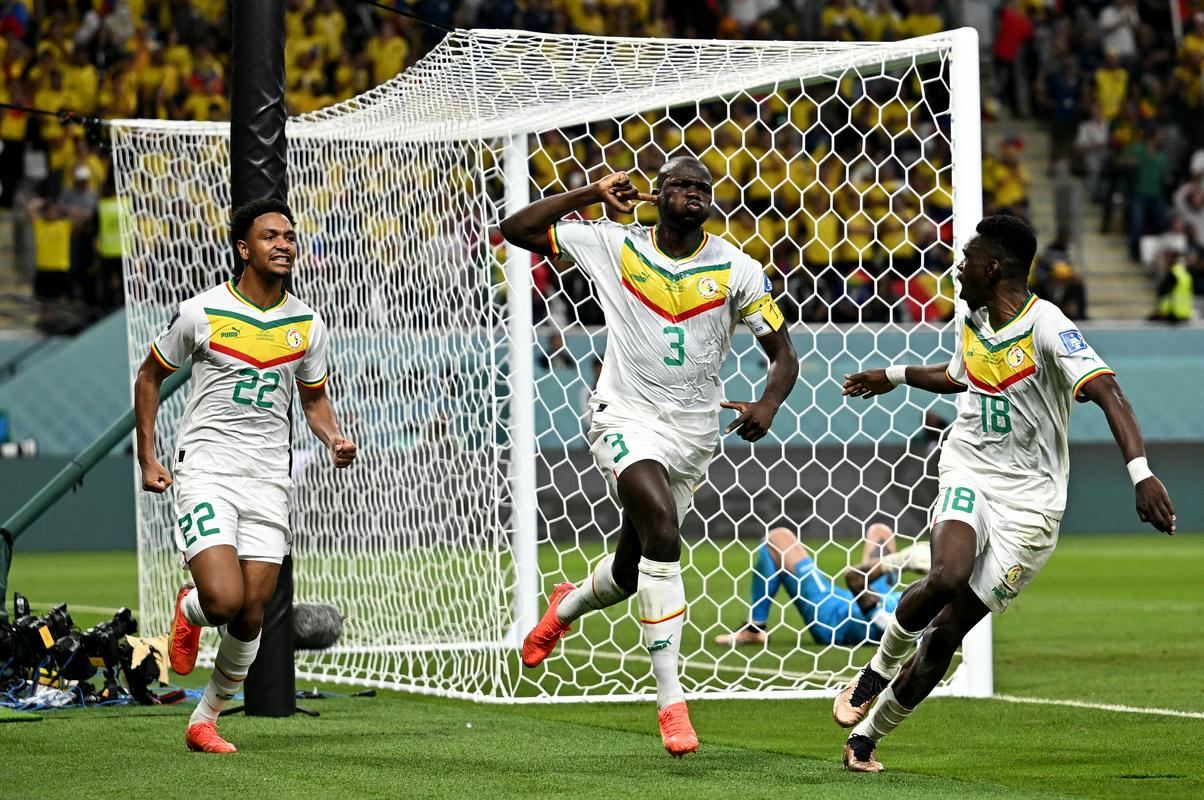 Kalidou Koulibaly je dosegel prvi gol za Senegal. Foto: Reuters