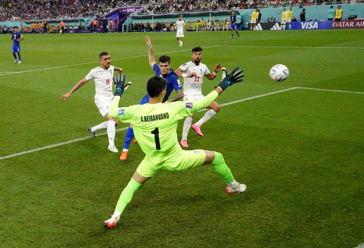 Christian Pulisic je takole dosegel 22. gol za reprezentanco. Foto: Reuters
