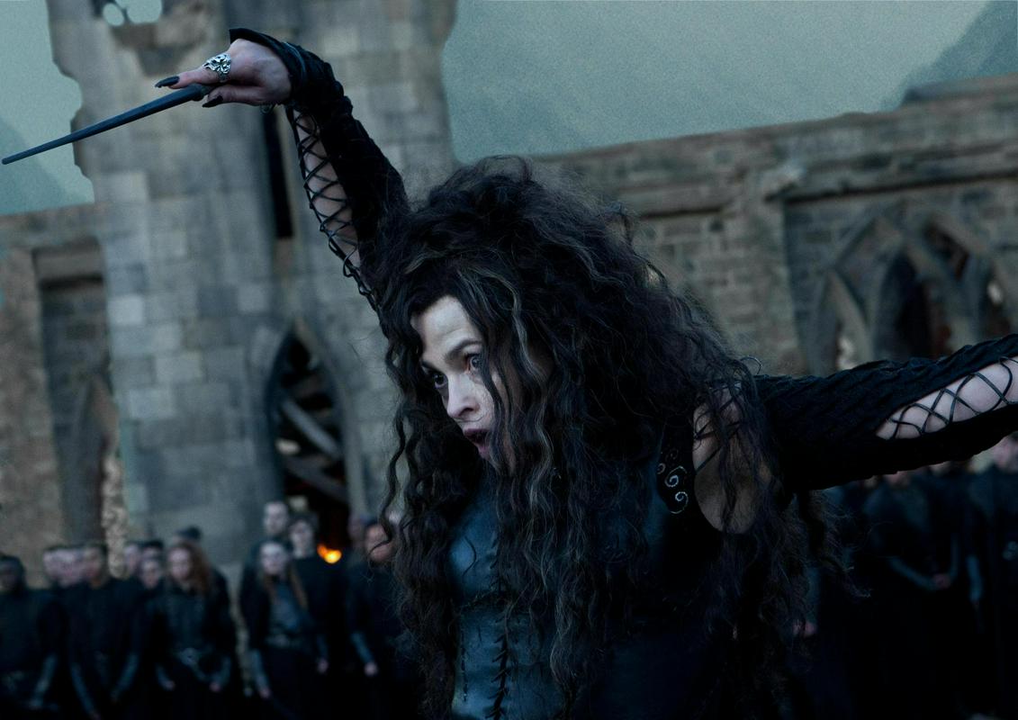 Helena Bonham Carter je v štirih filmih o Harryju Potterju upodobila zlobno Krasotilyo L'Ohol (ang. Bellatrix Lestrange). Foto: IMDb