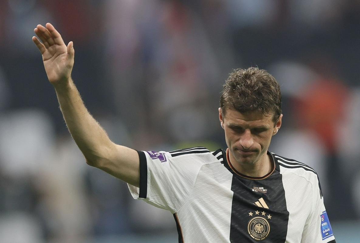 Has Thomas Müller already played his last national team match.  He will not keep his 121st appearance in good memory, even though Germany won.  Photo: EPA