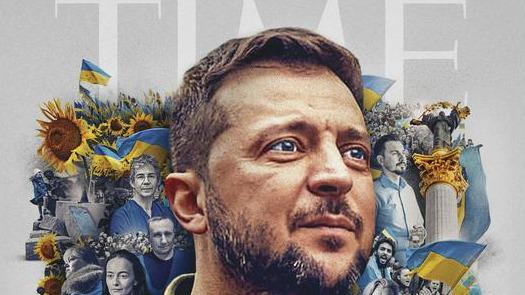 Timova osebnost leta je predsednik Ukrajine Volodimir Zelenski