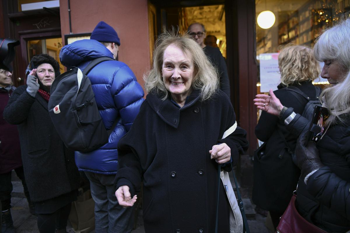 Annie Ernaux. Foto: EPA Annie Ernaux. Foto: EPA