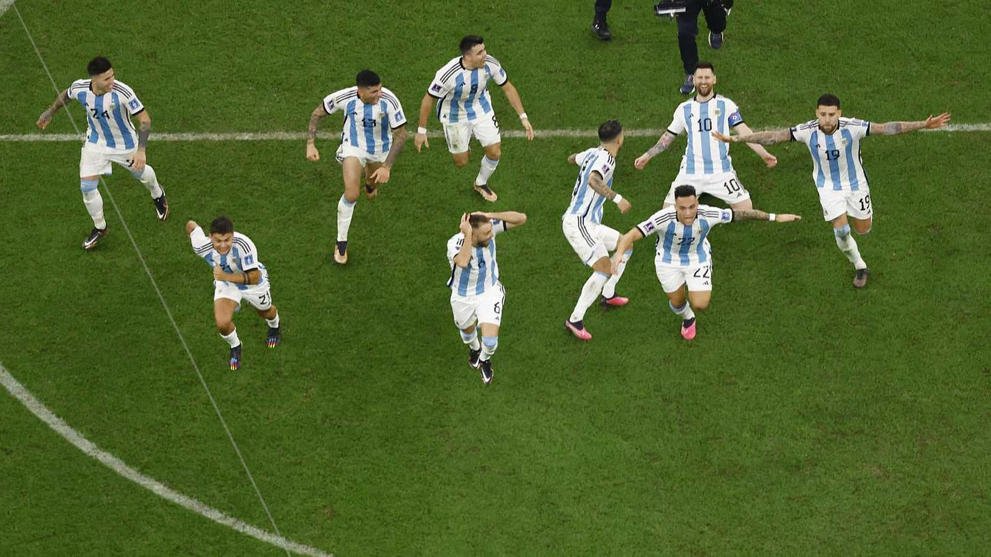Trenutek, ko so Argentinci postali svetovni prvaki. Foto: Reuters