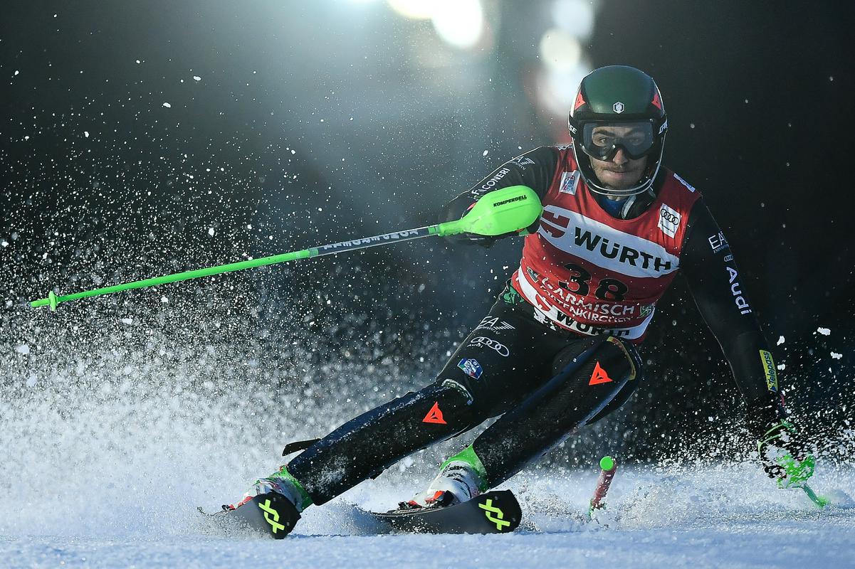 Stefano Gross je dosegel najboljši izid po slalomu v Val d'Iseru konec leta 2019. Foto: www.alesfevzer.com
