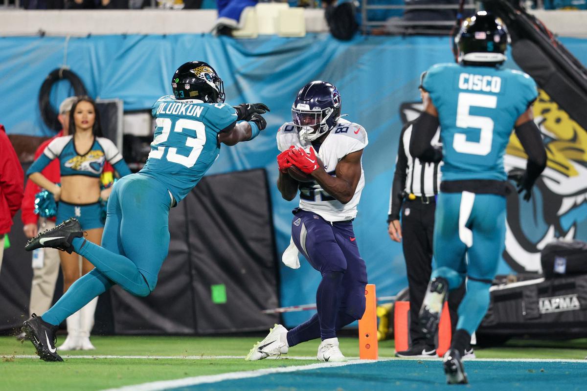 Jacksonville is the most surprising playoff entrant.  The Jaguars only won three games last year.  Photo: Reuters