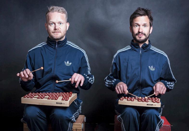 Avstrijsko-danski dvojec Funky Currywurst Brothers sta Johannes Bohun in Peter Stavrum Nielsen. Foto: BUMfest