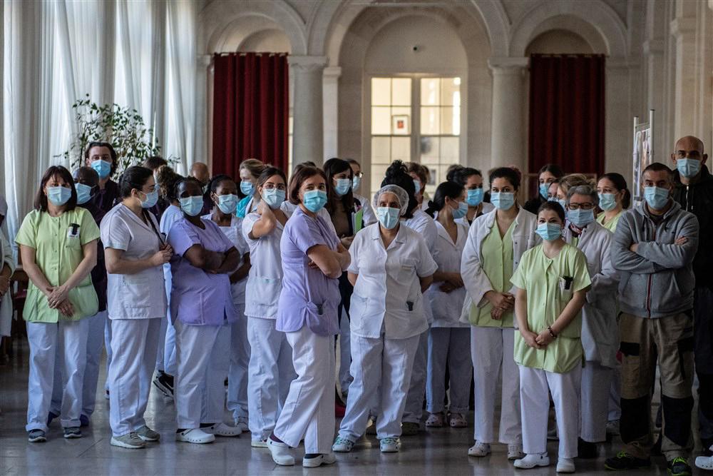 Francoske medicinske sestre. Foto: EPA