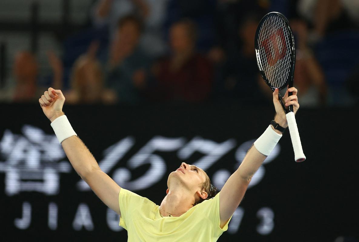 Sebastian Korda je po obeh starših Čeh, a rojen in vzgojen je v ZDA. Doslej je bil njegov največji uspeh osmina finala Rolanda Garrosa 2020. Foto: Reuters