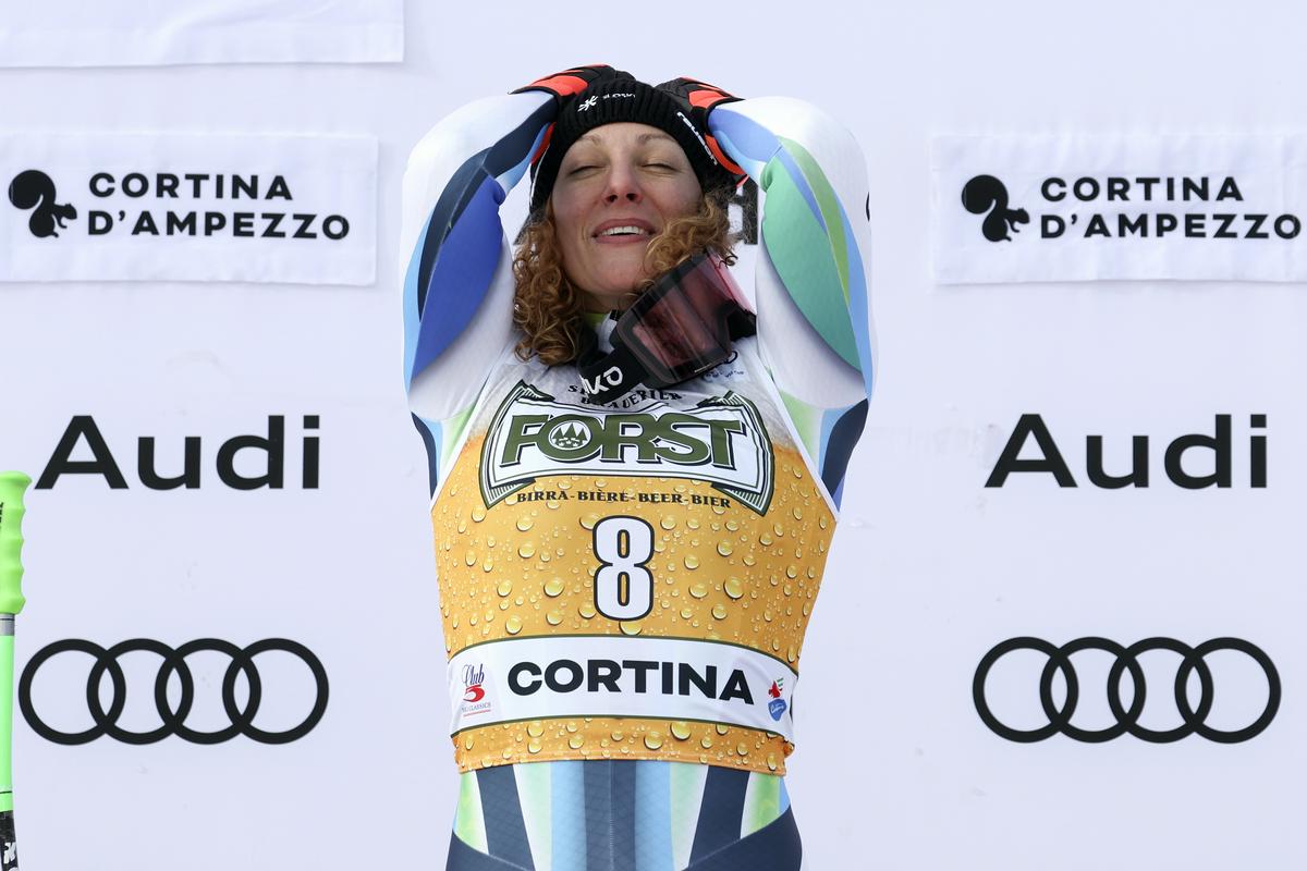 Ilka Štuhec, ki je že dvakrat postala svetovna prvakinja v smuku, bo glavna slovenska adutinja na letošnjem prvenstvu. Foto: AP